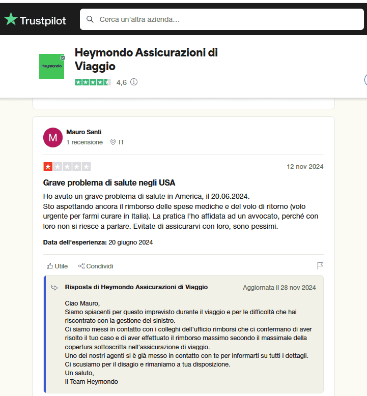 recensione negativa Heymondo